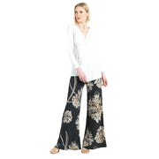 Clara Sun Woo Textured Mum Blossom Palazzo Pant