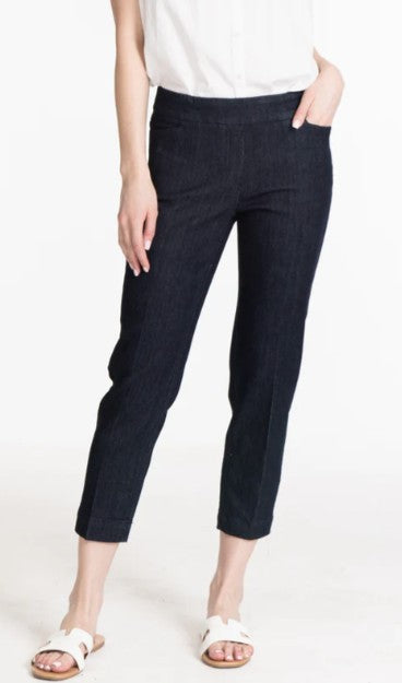 Multiples Pull On Crop Pant (4 Colors) (M12713PM)