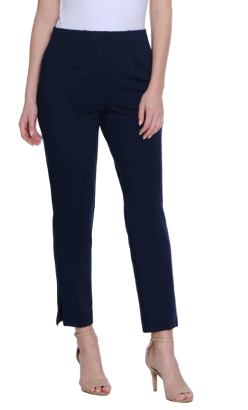 Multiples No Waist Faux Zip Ankle Pants (2 Colors)