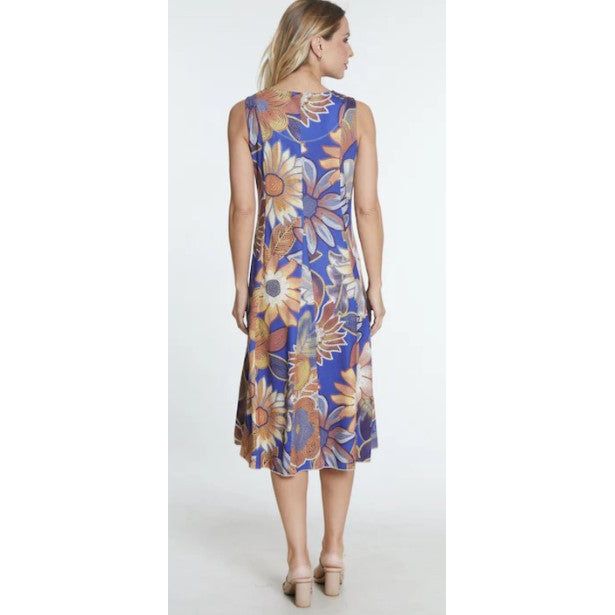 Multiples Floral Panel Tank Dress (M34105DM)