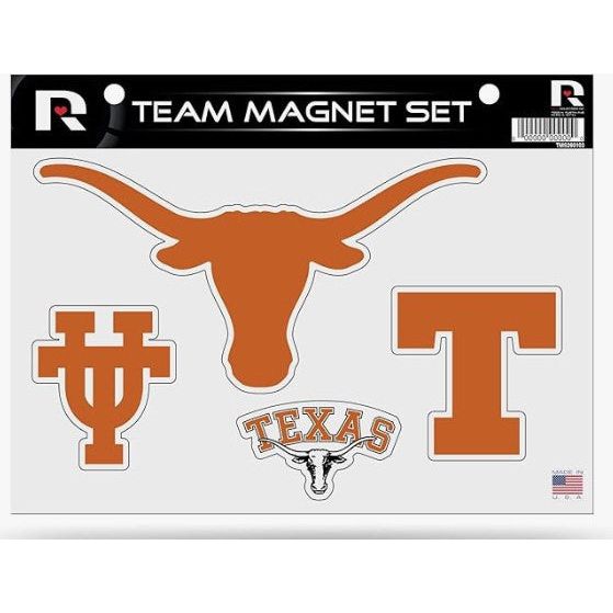 Texas Longhorn 4 Piece Magnet Set (TMS260103)