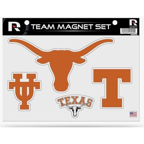 Texas Longhorn 4 Piece Magnet Set (TMS260103)