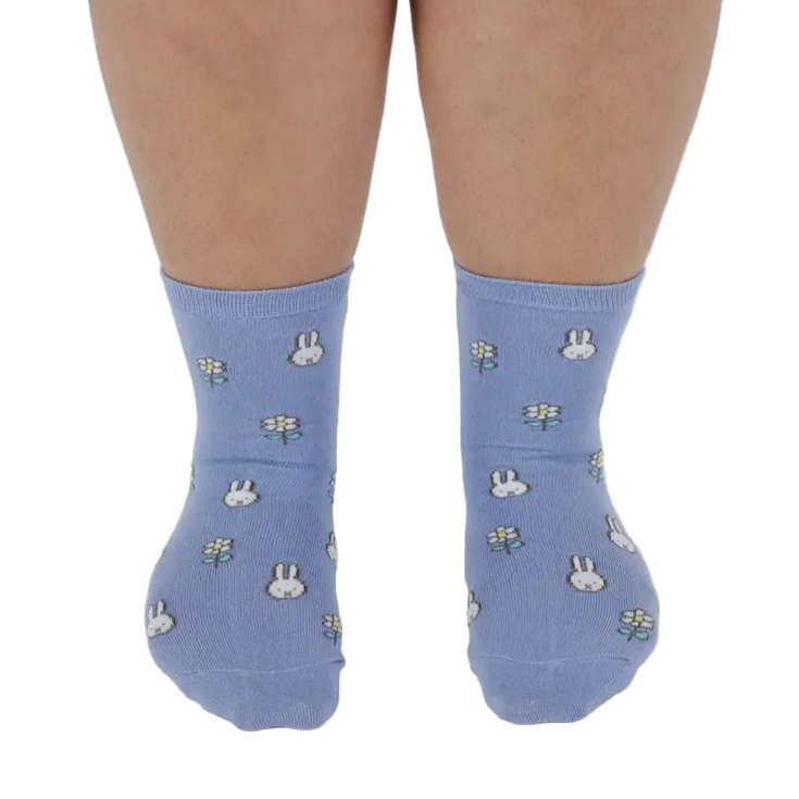 Baggu Crew Sock - Miffy Blue