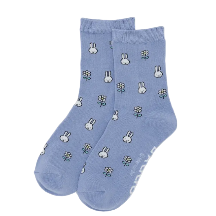 Baggu Crew Sock - Miffy Blue
