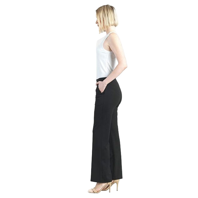 Clara Sun Woo Solid Black Pull On Pant (PT42A)