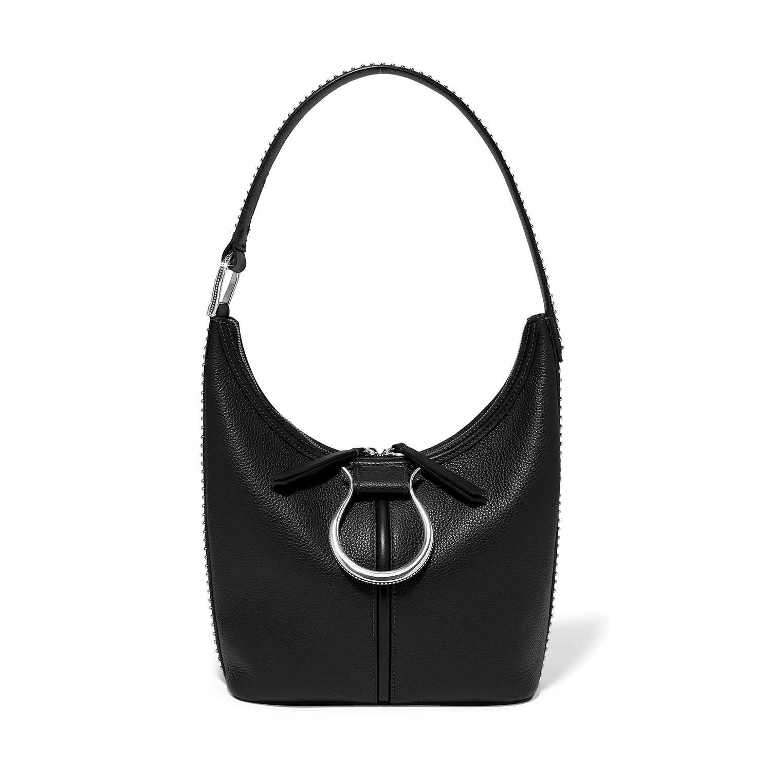 Brighton Wyatt Shoulder Bag (Black) (H44263)