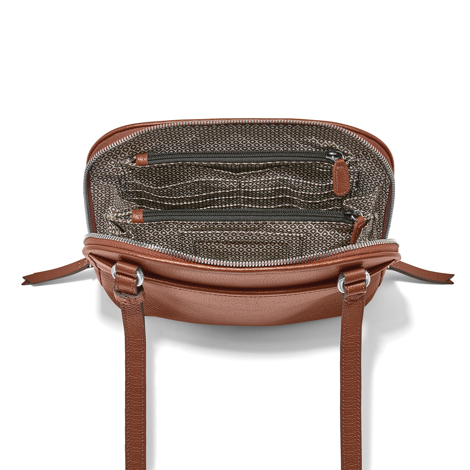 Brighton Shelby Organizer Brown Crossbody