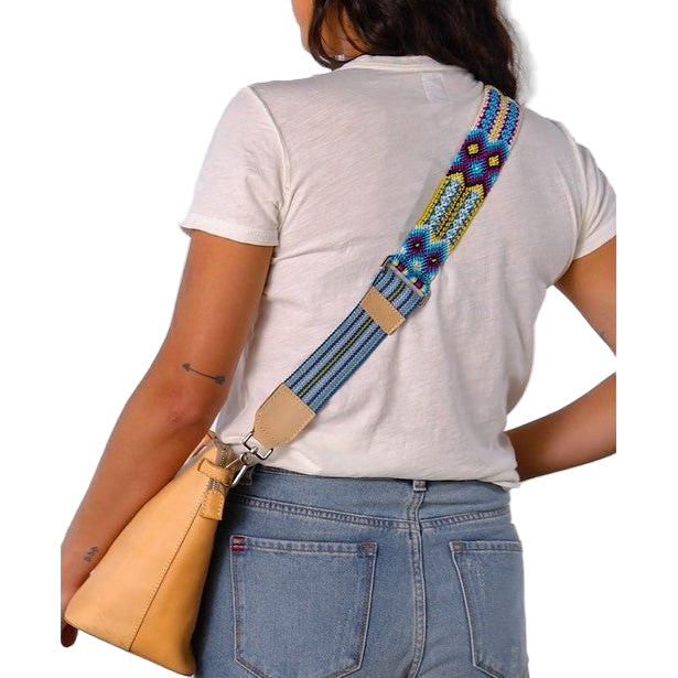 Consuela Bluberry Wide Woven Shoulder Strap