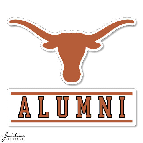 Texas Longhorn Logo ALUMNI Vinyl Sticker