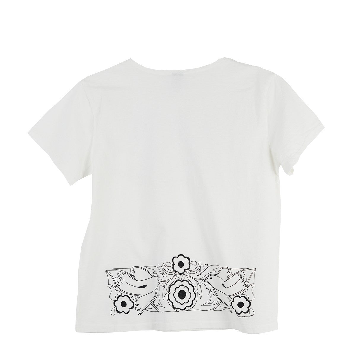 Sabaku White Bird Black Bird Short Sleeve Boutique Tee (WHT)