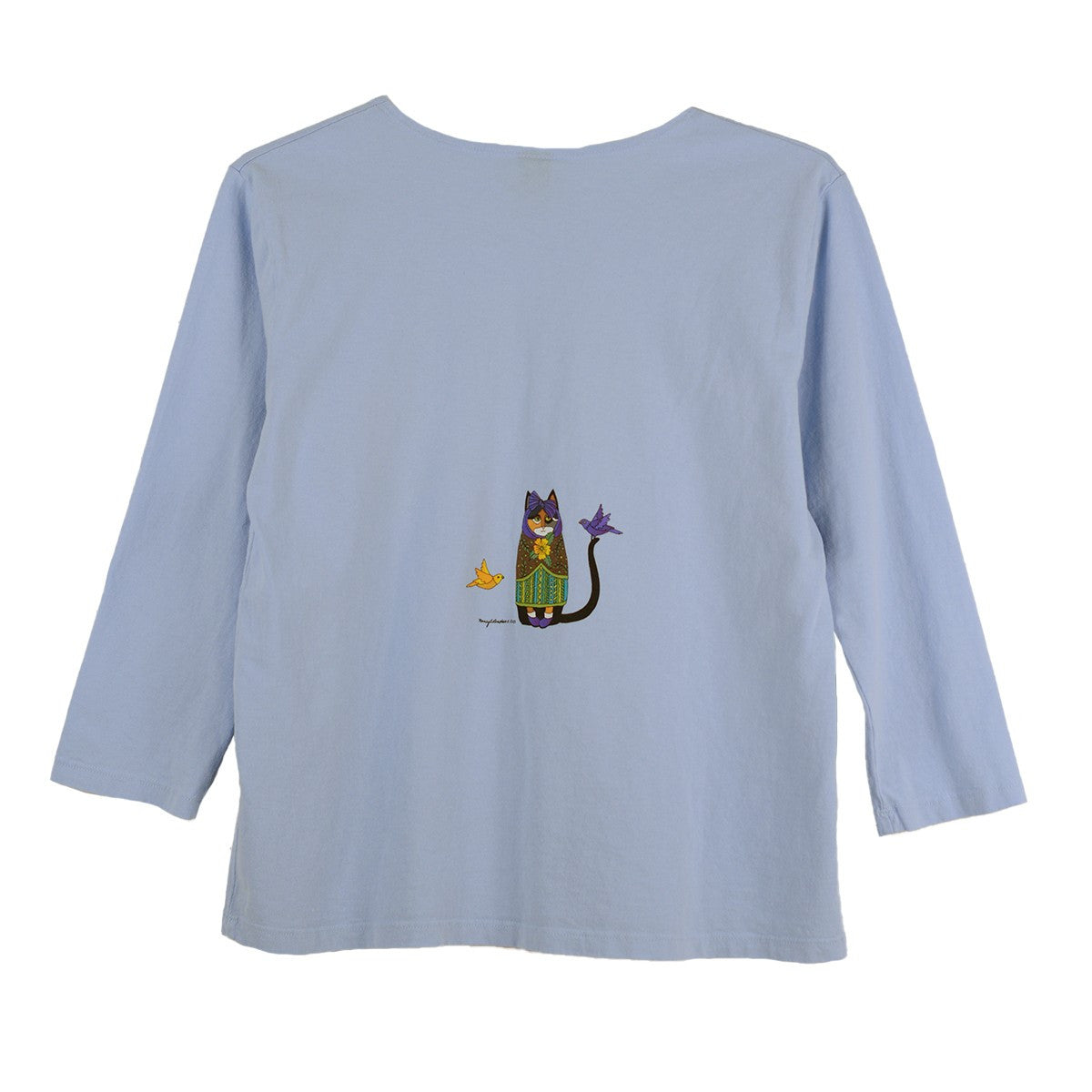 Sabaku Catryoshka Cat Russian Dolls Best Tee (BLUESKY)