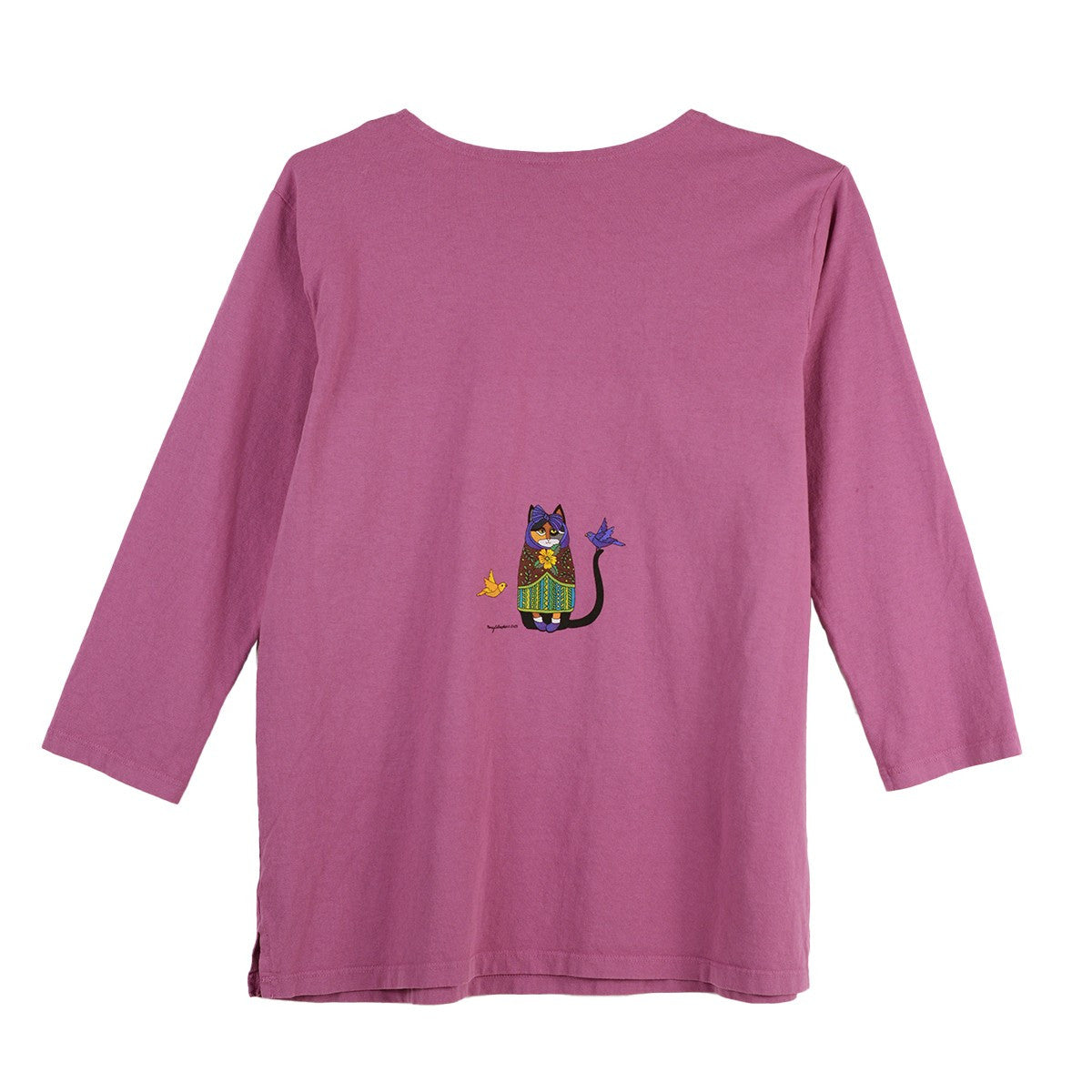 Sabaku Catryoshka Cat Russian Dolls 3/4 Sleeve Tee (DESDUSK)