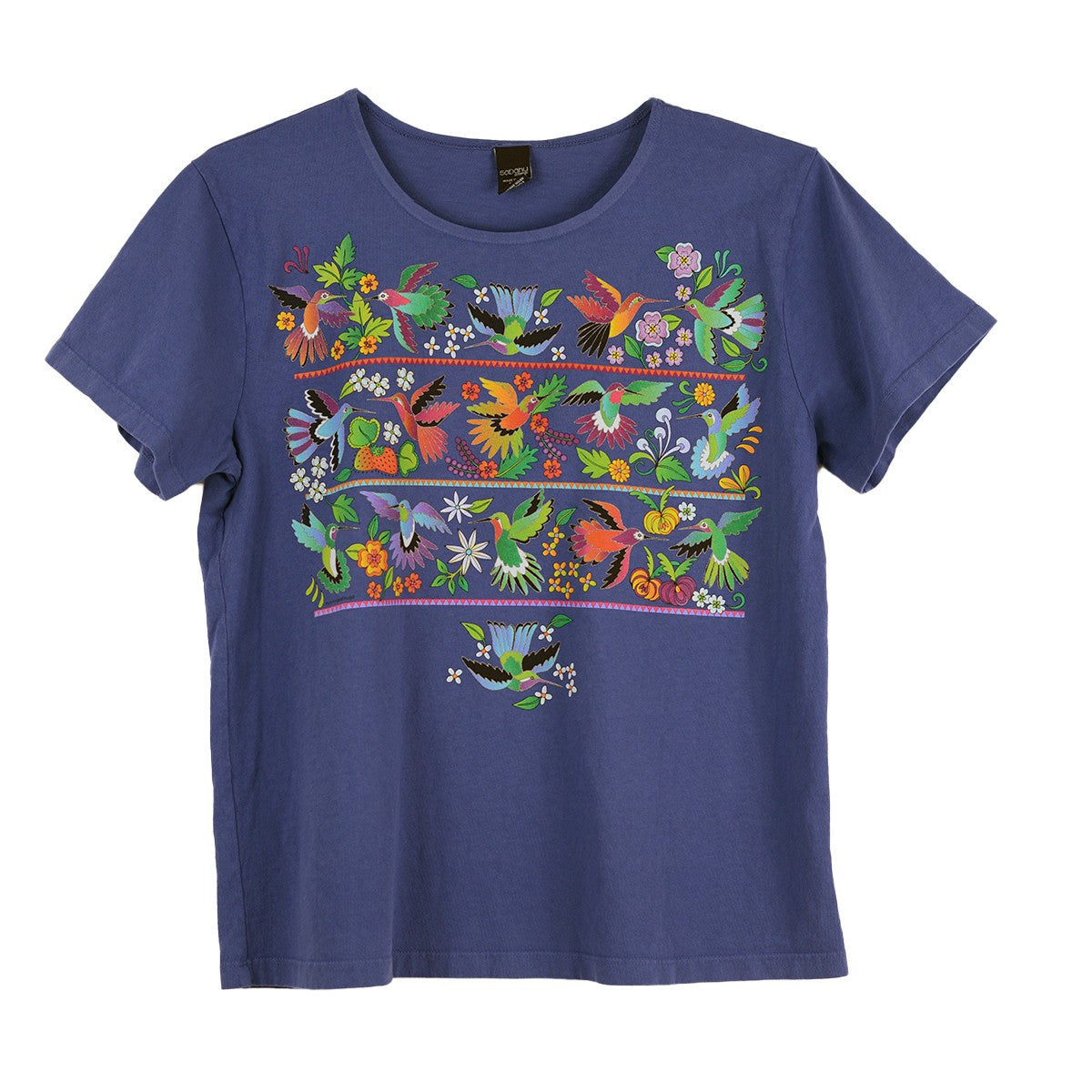 Sabaku Hummingbird Huipil Short Sleeve Boutique Tee (INDI)