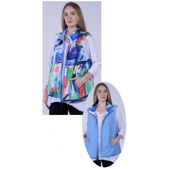 Shana Reversible Puffer Vest