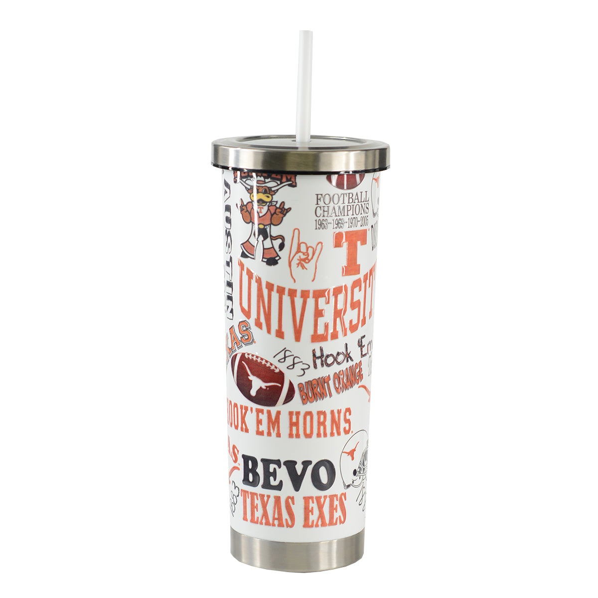 Texas Longhorn Campus Wrap-Around Insulated 24 oz Tumbler (VM310-CP6755)