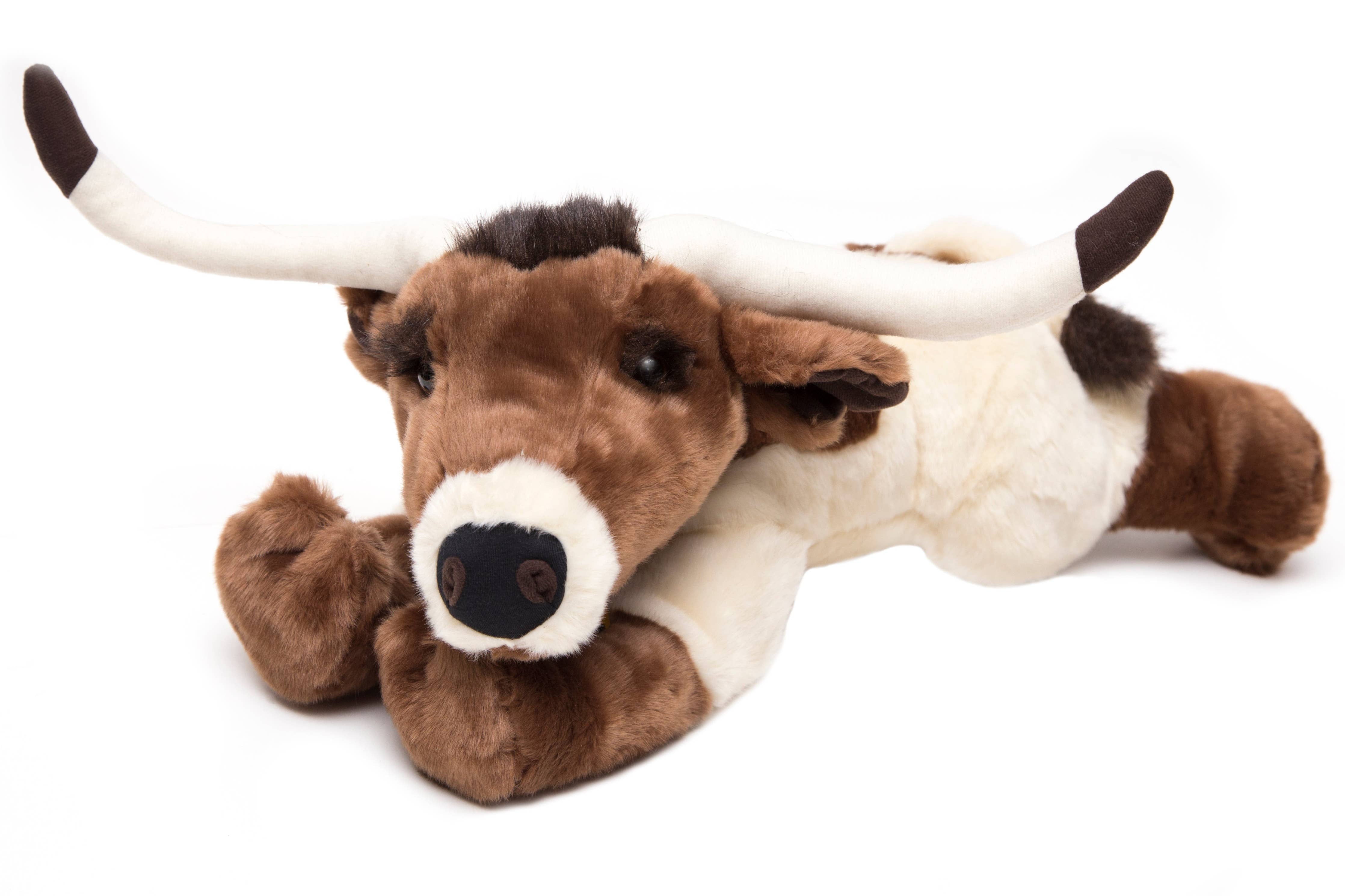 Carstens Lying Longhorn Stuffed Animal