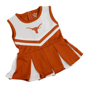 Texas Longhorn Little King One Piece V-Front  Cheer Infant and Toddler Dress (8305-TEX-TXo-1)