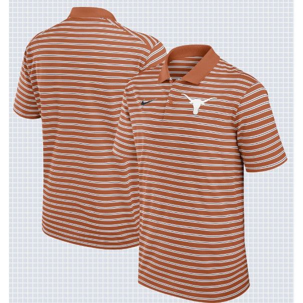 Texas Longhorn Nike Victory Stripe Polo (02LX-0BC1)