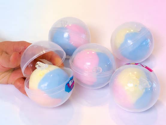 Cotton Candy Wax Breaking Single Squishy Stress Ball