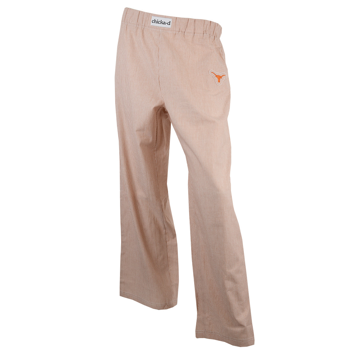 Texas Longhorn Chicka-D Seersucker stripe  PJ Pant  (534-02-000)(Burnt Orange)