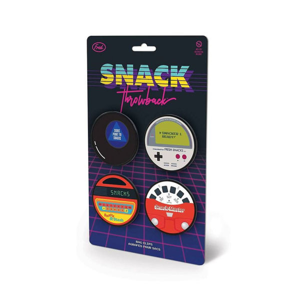 Fred Snack Throwback Bag Clips (Set of 4)