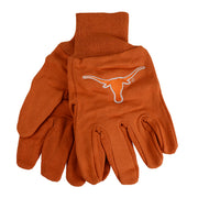 Texas Longhorn Embroidered Logo Sport  Utility Gloves (93964)(BurntOrange)