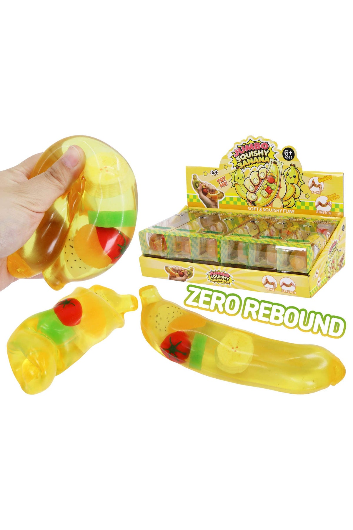 Coconut Oil Jelly Banana Fruit Zero Rebound Squishy