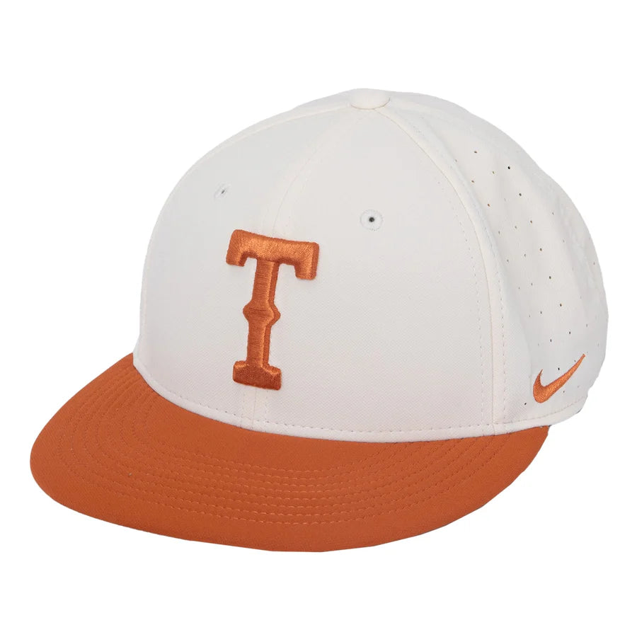 Nike Texas Longhorn True Fitted-On Field Throwback Baseball Cap (Natural)(NC14-OC39-TXE-E)