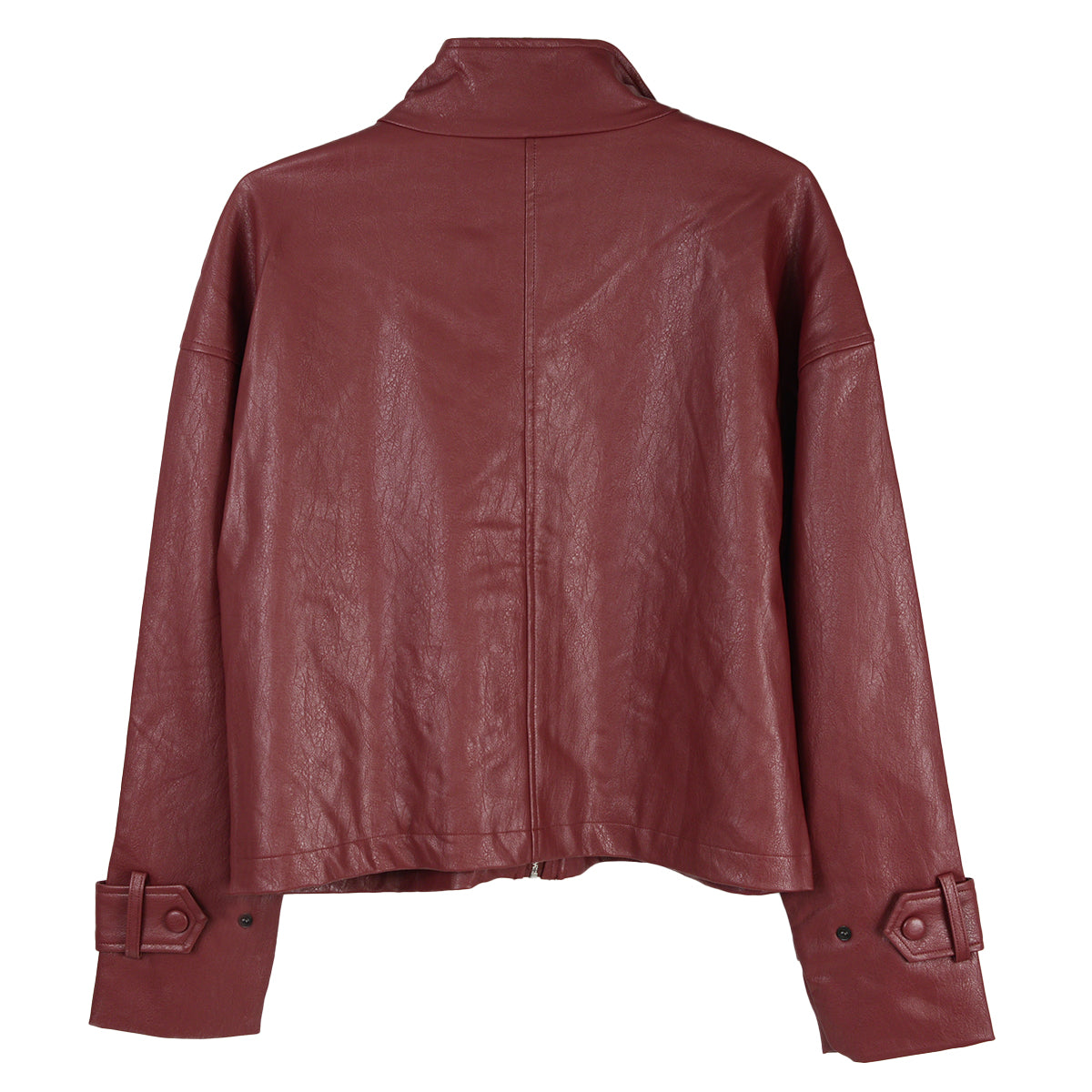 FDJ French Dressing  Cropped Leatherette Trench Coat (10051592)(Fig)