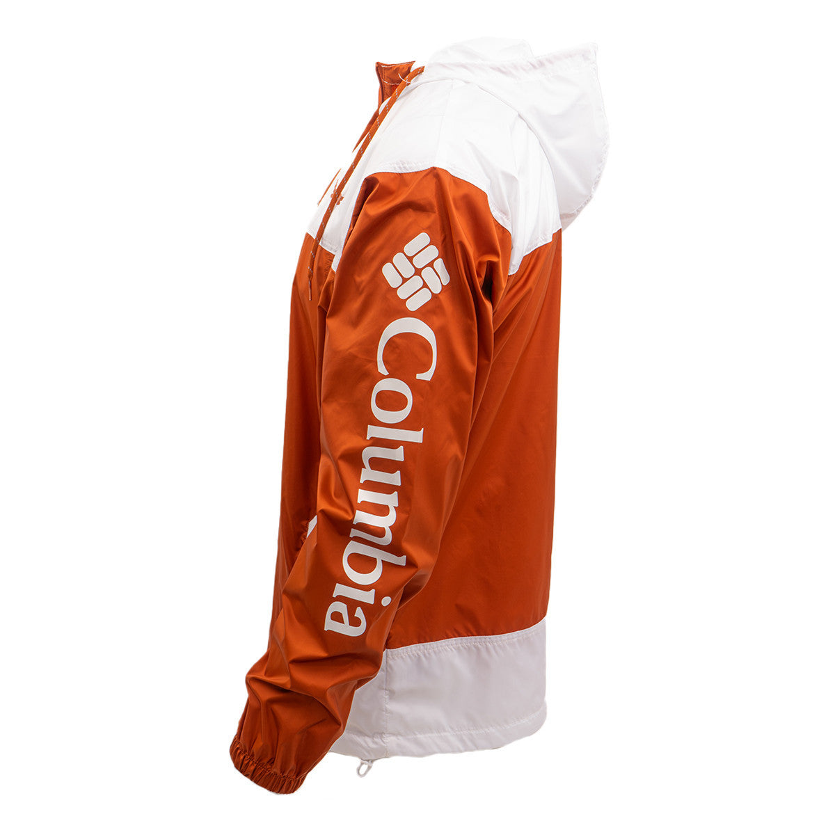 Texas Longhorn Columbia Flash Challenger Windbreaker Jacket Mens (BO/WHT)