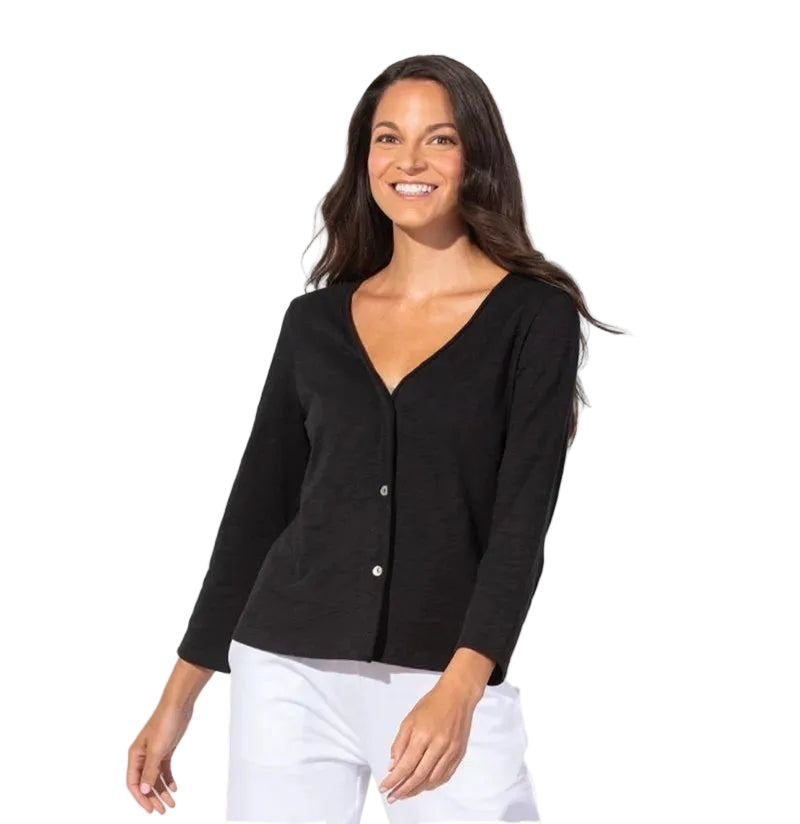Escape By Habitat Textured Peruvian Cotton Chill Jacket (10060)(Black)