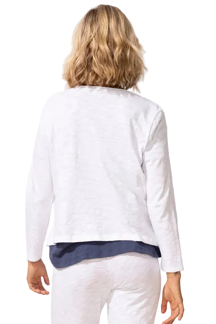 Escape By Habitat Textured Peruvian Cotton Chill Jacket (10060)(White)
