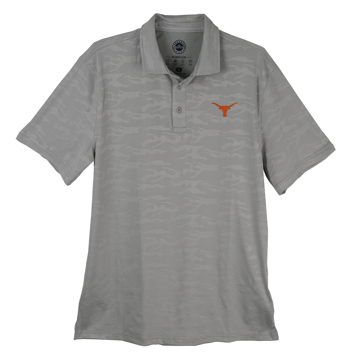 Texas Longhorn Flag & Anthem Men's Arcadia Camo Performance  Polo (101-KT2227)