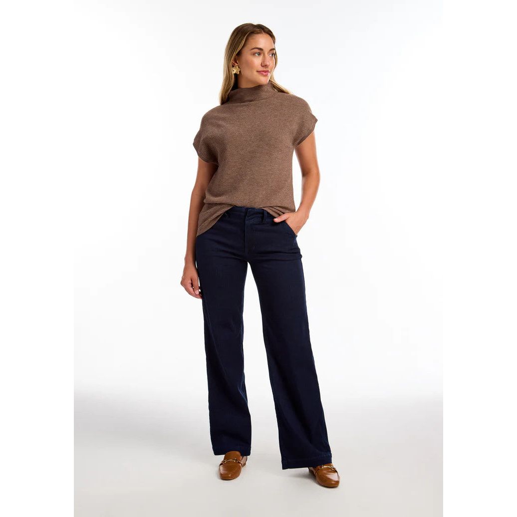 FDJ French Dressing Ottoman Mock Neck Sweater (2 Colors)