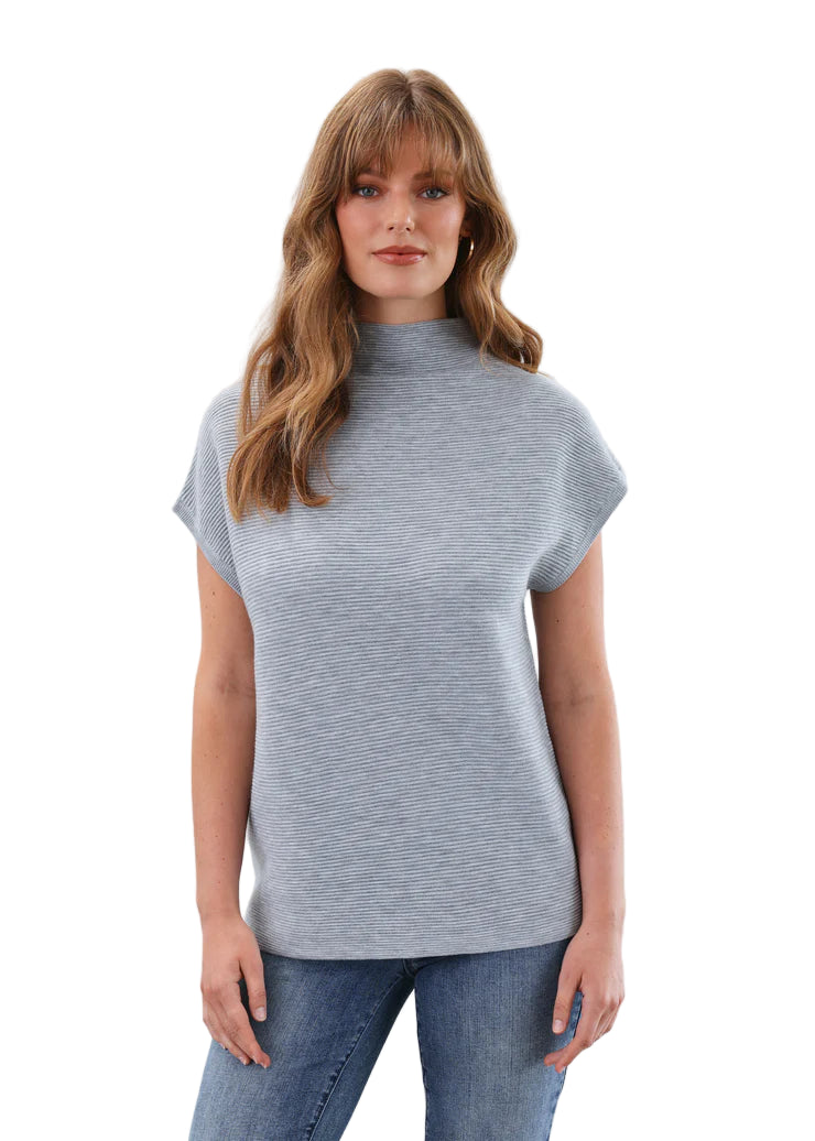 FDJ French Dressing Ottoman Textured  Sweater (1012333)(Grey)