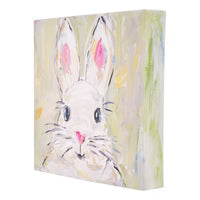 Glory Haus Sweet white Bunny 8x8 Canvas  (10173768)
