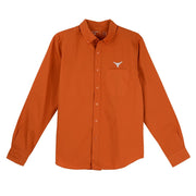 Texas Longhorn Antigua Men's Flight Over Pocket Logo Long Sleeve Shirt