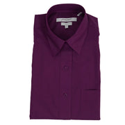 Foxcroft Long Sleeve CVC Solid  Deep Orchid (105105)