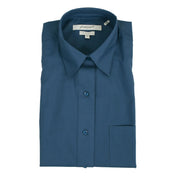 Foxcroft Long Sleeve CVC Solid Indigo (105105)