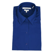 Foxcroft 3/4 Sleeve CVC Solid Sapphire Shirt (105106)