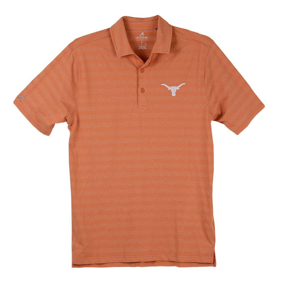 Texas Longhorn Antigua Stripe Polo (105282-31E)