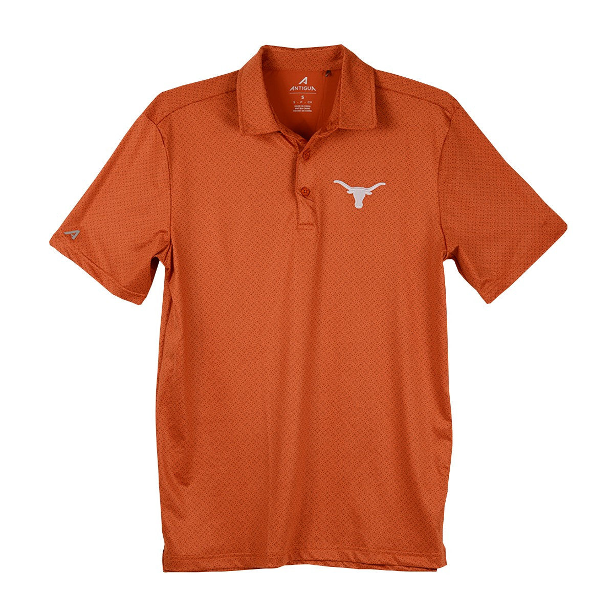 Texas Longhorn Antigua Whirl Embroidered Logo Polo (105493-059)
