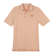 Texas Longhorn Antigua Distressed  Men's Embroidered Polo (105596)( Burnt Orange)