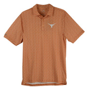 Antiqua Men's  Botanic Embroidered Longhorn Polo (106029-82C)(Burnt Orange)