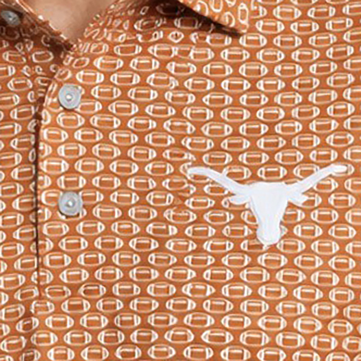 Antiqua Men's Huddle Football  Polo (106242)(Burnt Orange)