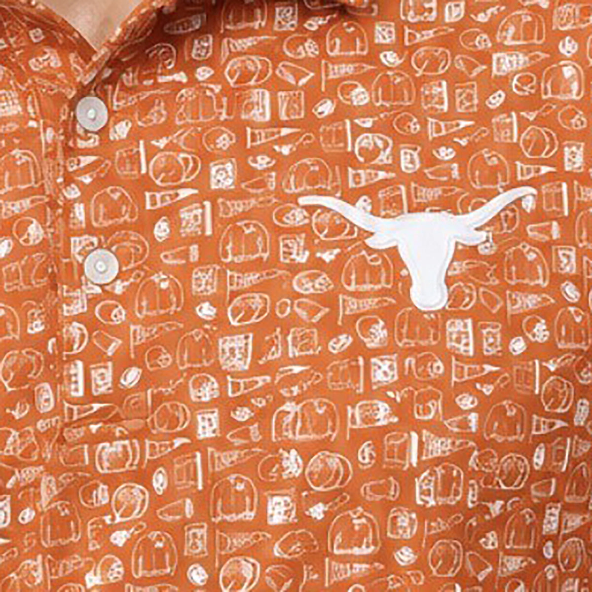 Antiqua Men's University Icons Polo (106339)(Burnt Orange)