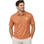 Antiqua Men's University Icons Polo (106339)(Burnt Orange)