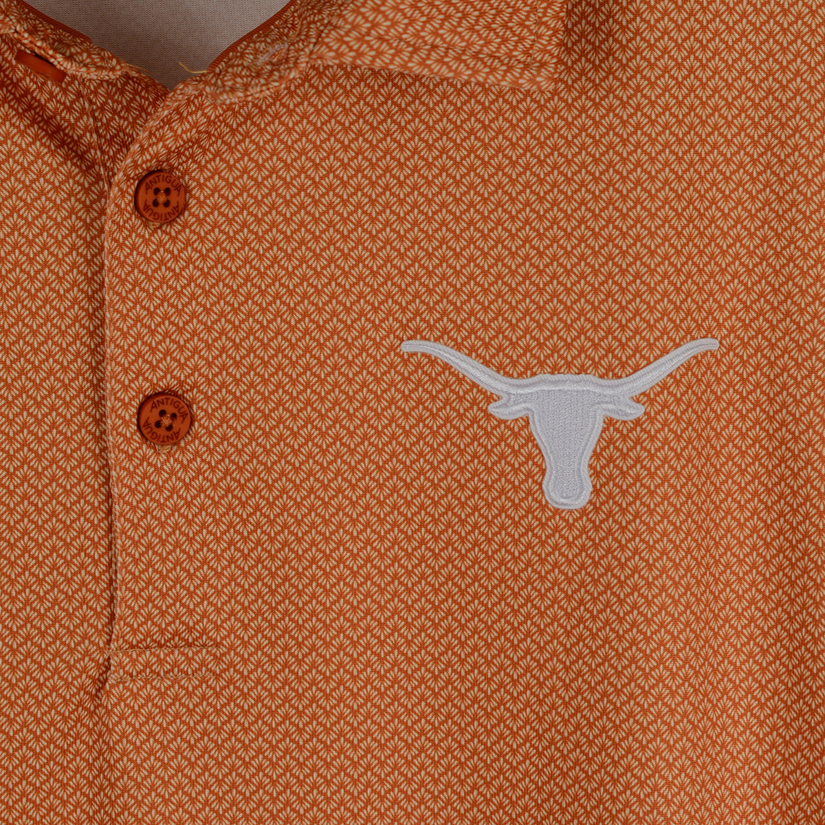 Antiqua Men's Trickle Polo (10634782C)(Burnt Orange/White)