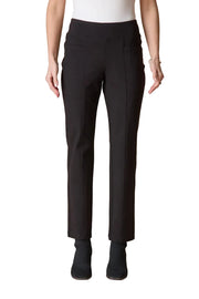 Habitat Luxe Ponte Solid Seamed Pocket Pant (10661) (Black)