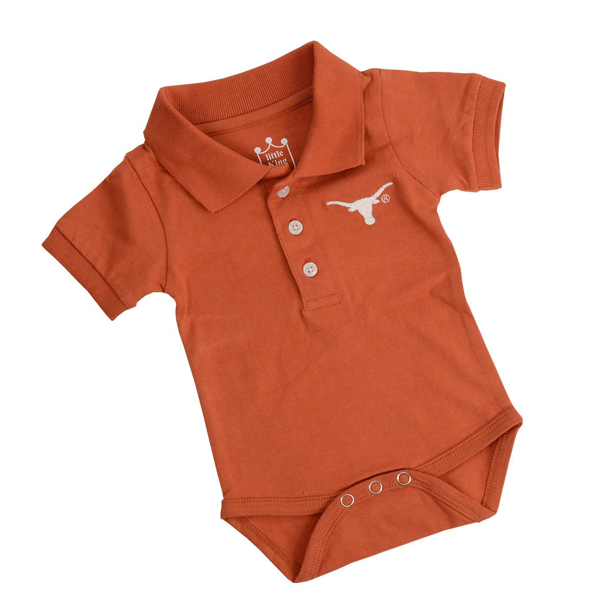 Texas Longhorn Infant Logo Solid Polo Onesie ( LK 10900) BO